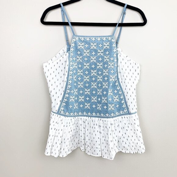 Jach's Girlfriend NWT Embroidered Tank Top - Picture 1 of 8